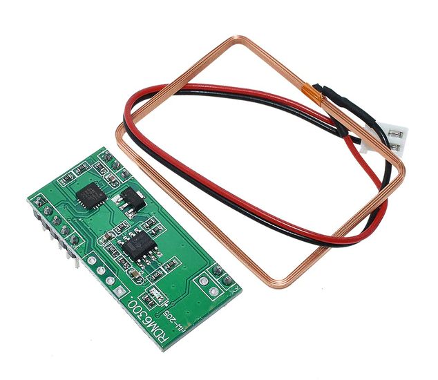 RFID IC Card Sensor 125Khz Module met antenne UART RDM6300